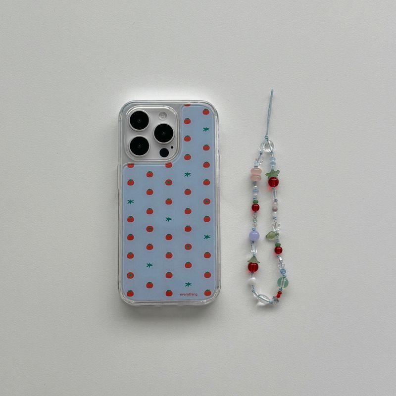 [jelly hard] tomato case - blue