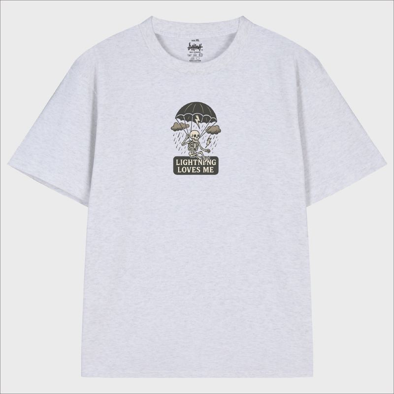Wrong Way Skeleton Parade T-Shirt (3color)