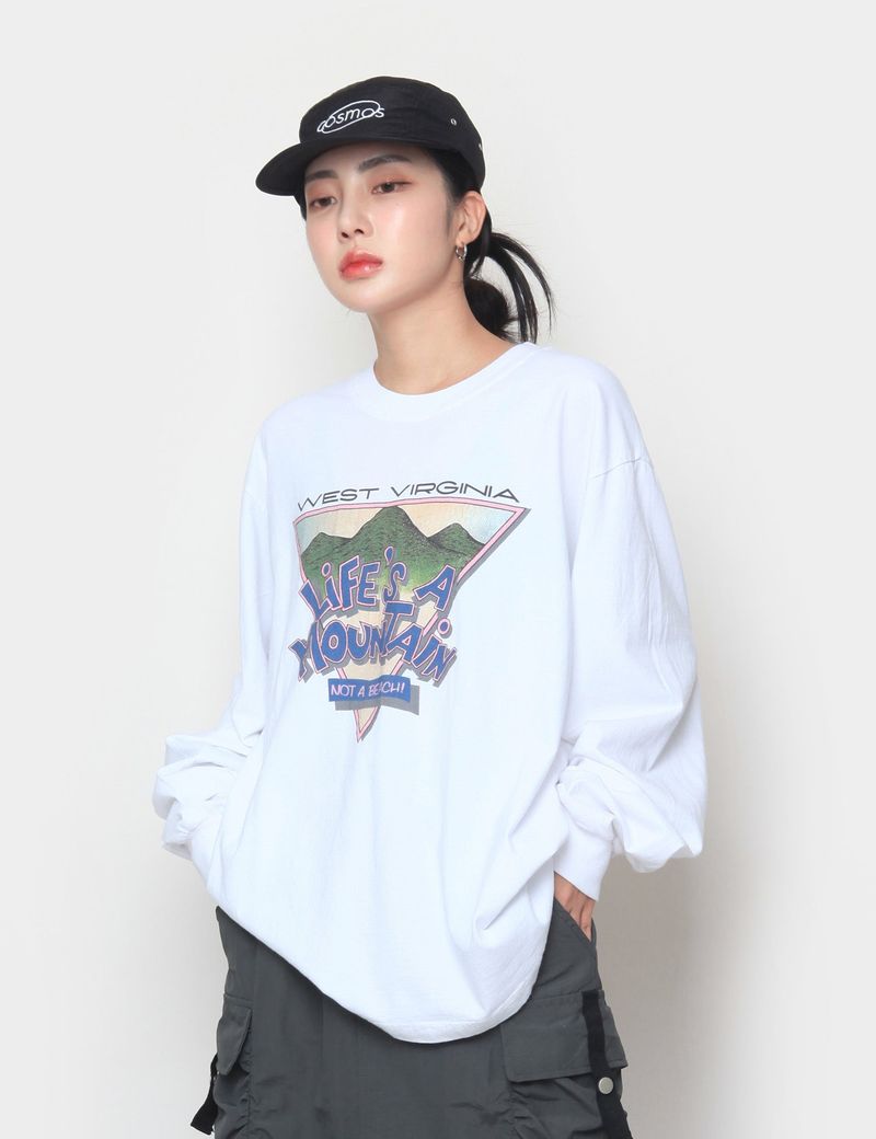 nutellike(ヌテールライク)の「West Virginia Long Sleeve T(Tops)」
