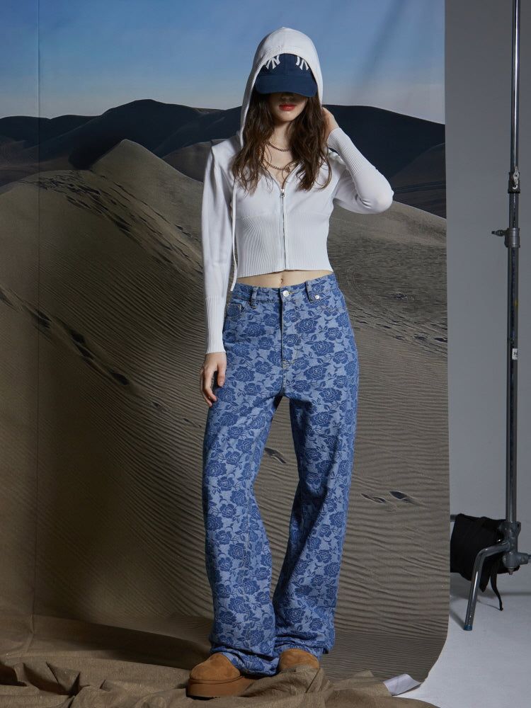 GATELESS(ゲートレス)の「ROSE DENIM(Pants)」