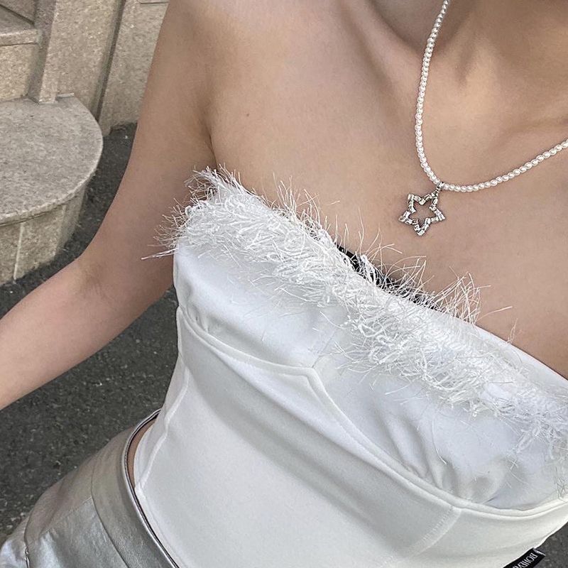 monmorillo(モンモリロ)の「pearl star necklace(Accessories)」