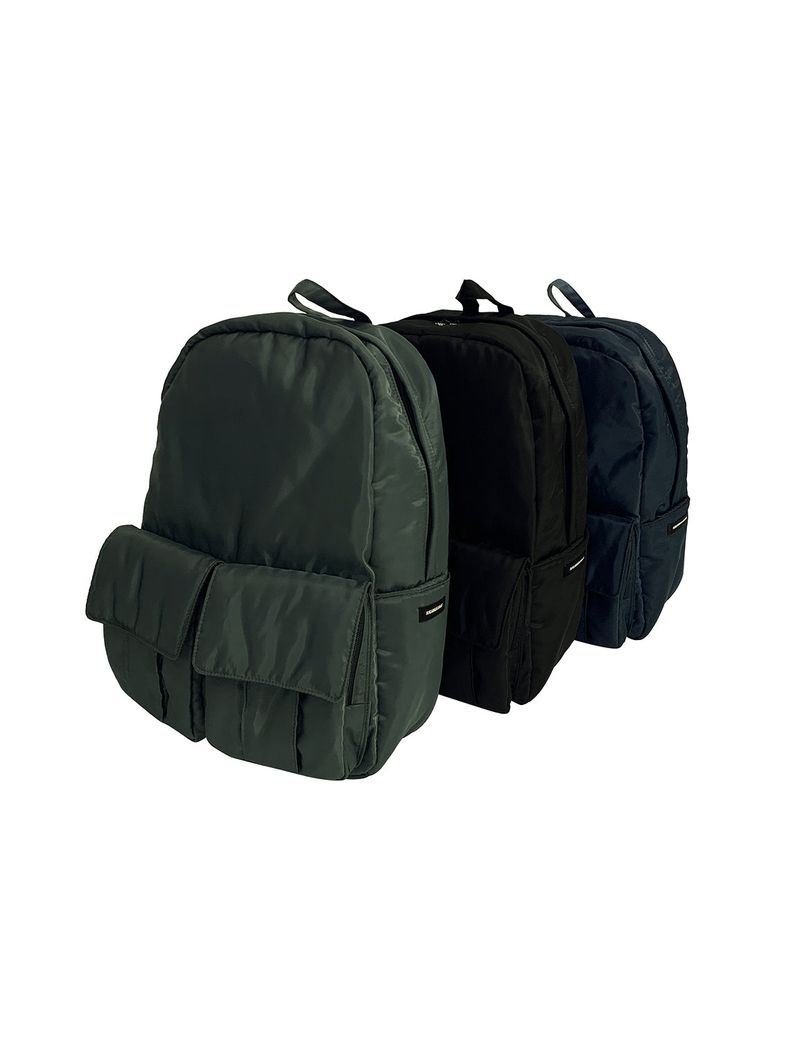 Padded Cargo Pocket Backpack (Khaki)