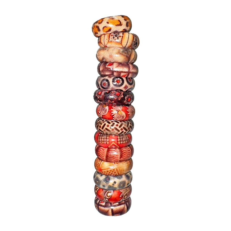 Wood pattern ring (random)
