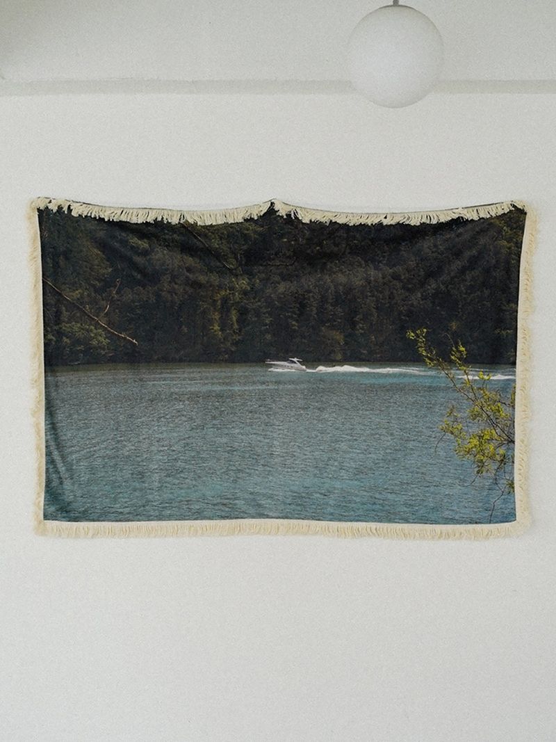forest lake blanket