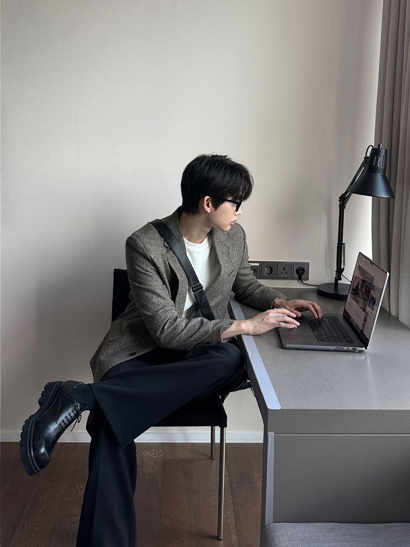 lemenne（ルメンヌ）の「LMN フォードピンタックTRワイドスラックス (5 colors)（パンツ）」