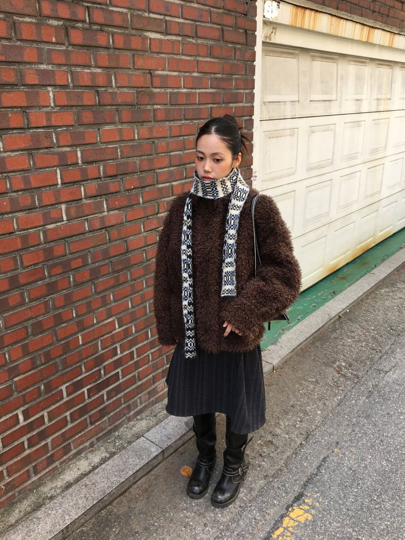 Label Midi Skirt (2color)