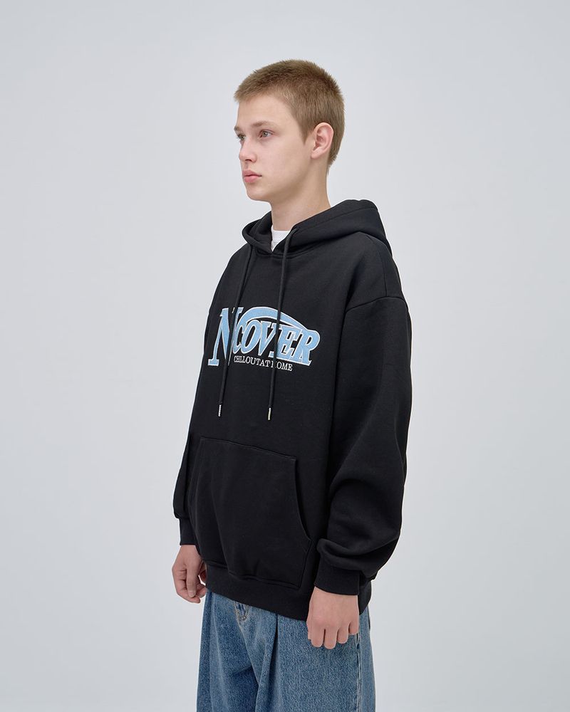 SWING LOGO HOODIE - BLACK