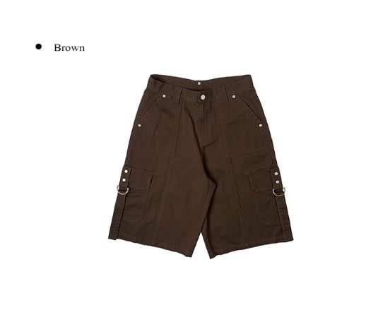 Coby Cargo Pocket Buckle Bermuda Pants