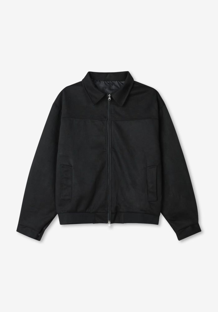 TIE Suede Crop Jacket
