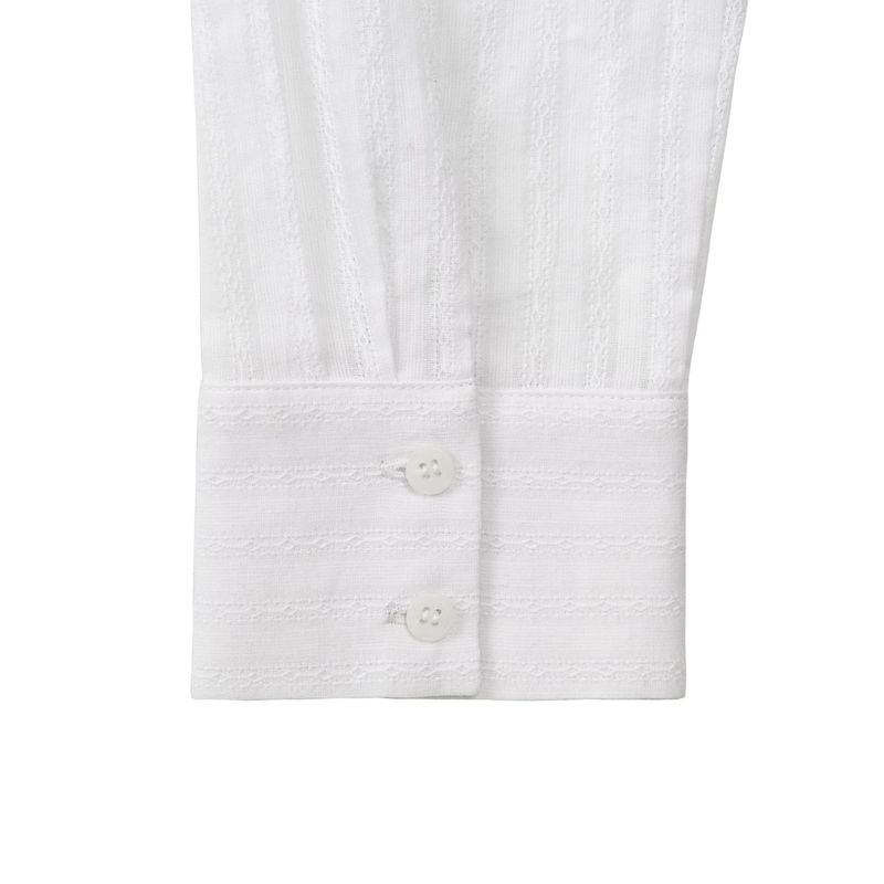 REGULAR FIT BELT SHIRTS (WHITE)