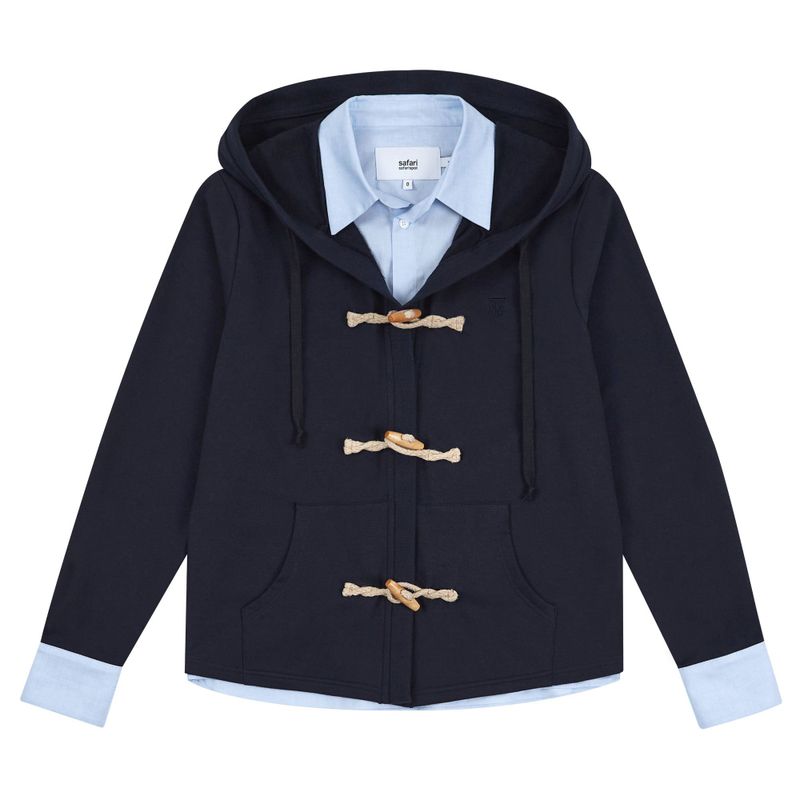  ROUX BASE SCHOOL DUFFLE ZIPUP (NAVY)