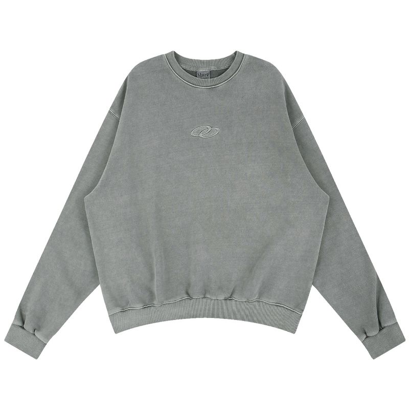 VINTAGE PIGMENT WASHED SWEATSHIRT GRAY