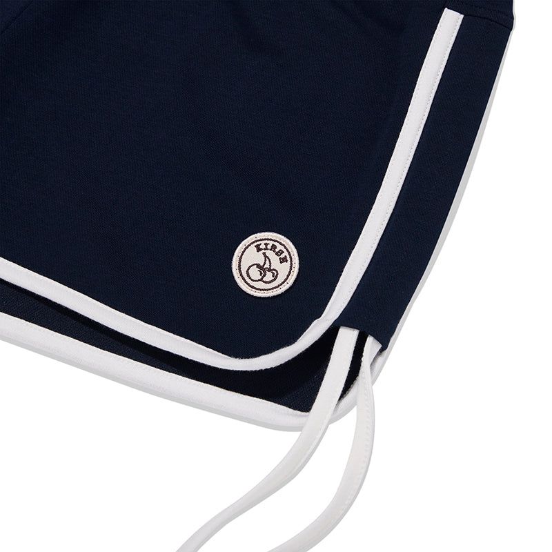 WORDING GRAPHIC DOLPHIN PANTS [NAVY]