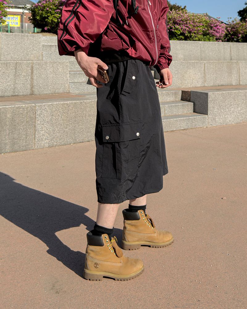 Kelt Nylon Cargo Bermuda Pants