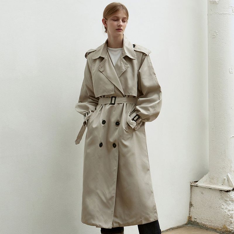 OVERSIZED DOUBLE TRENCH COAT_BEIGE