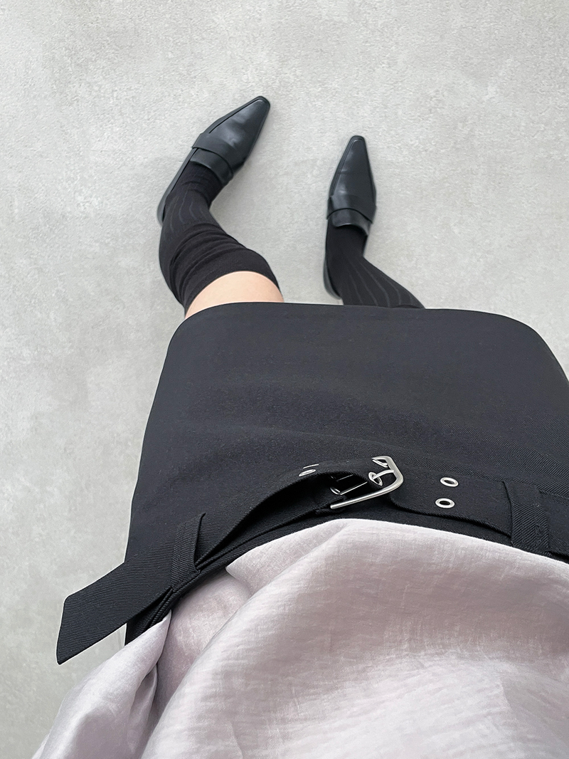 loafer middle heel