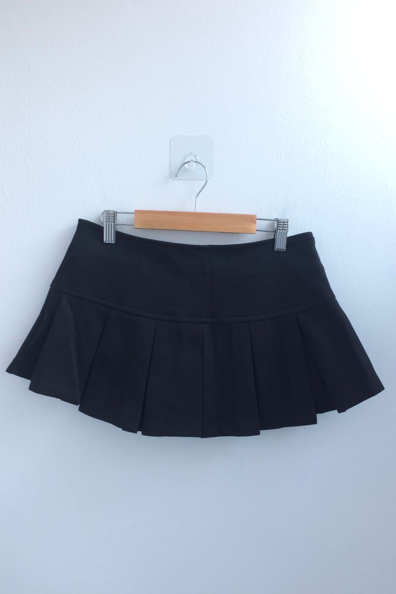 Basic Pleated Miniskirt