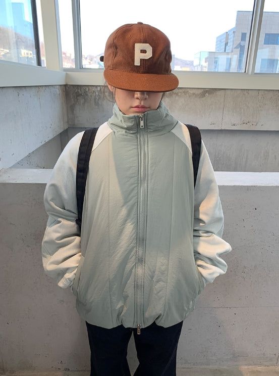 BAON（バオン）の「[unisex] Chuti Raglan Two-Way Over Padding Jumper（Jackets/Outerwear）」