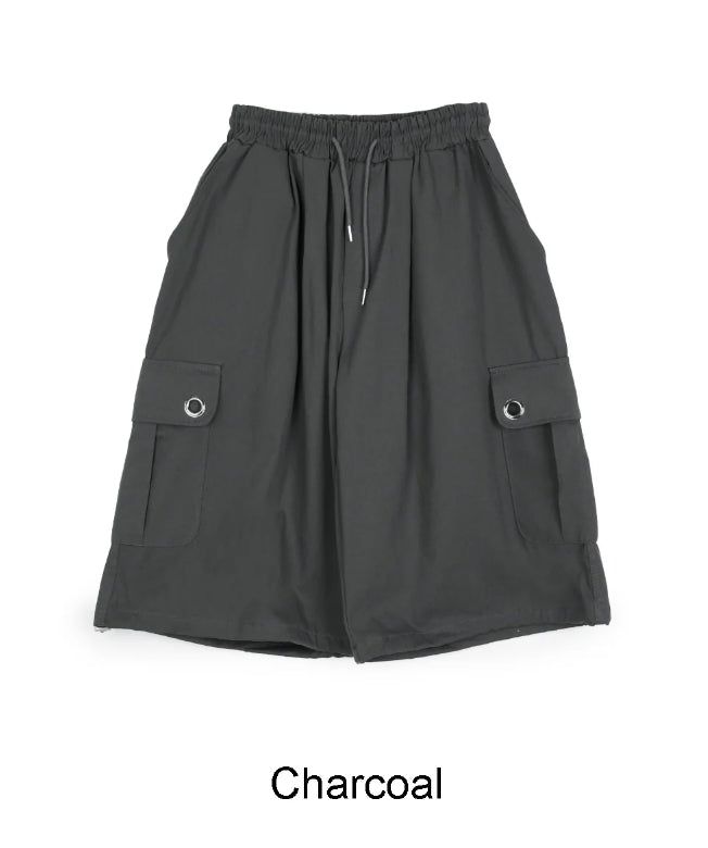 Ber Cross Eyelet Bermuda Pants