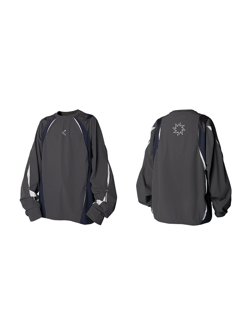 RELABEL Spatial Relations (Gap) Multi-material Contrast-colour Patchwork Structure Interwoven with Outdoor Quick-dry T-shirt