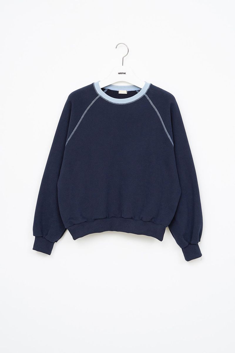 (W) Lon Stitch Warm Sweatshirt (2color)