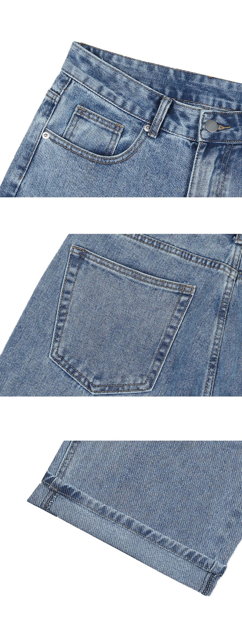 Basic denim pants (light blue)