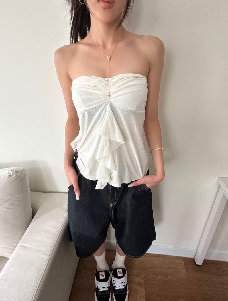 furbaby（ファーベイビー）の「shirring tube top（Tops）」