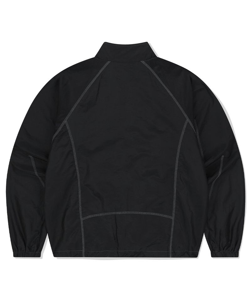 COVER STITCH NYLON TRACK JACKET