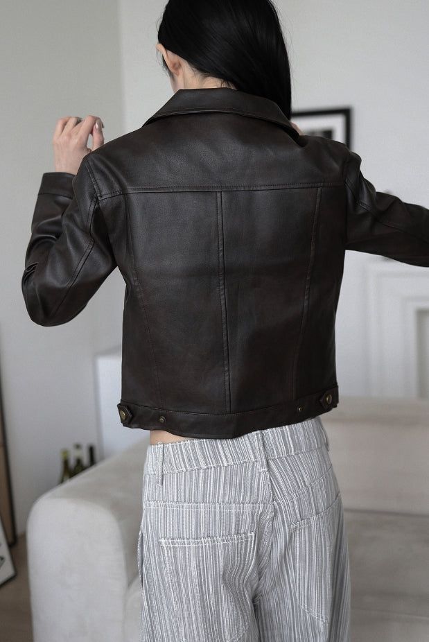 Routine Leather Mood Jacket