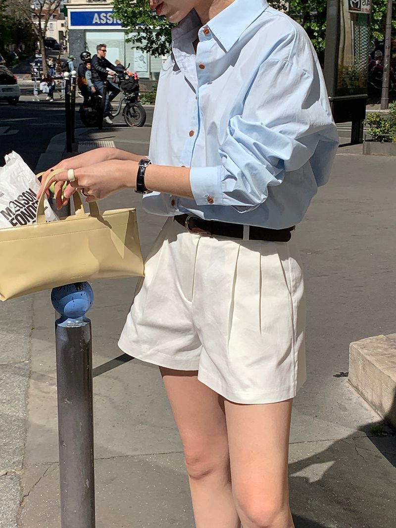 [MADE] Dears Cotton Pintuck Shorts