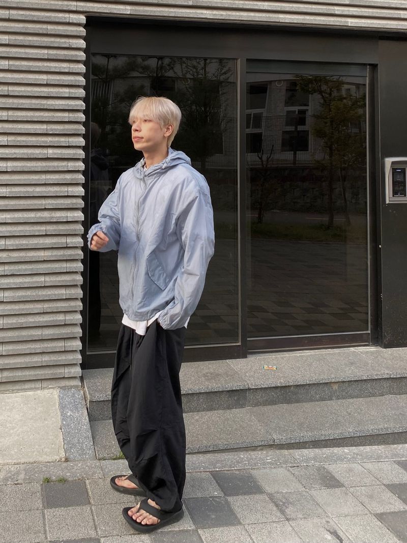 Nylon Basic Balloon Pants 3C