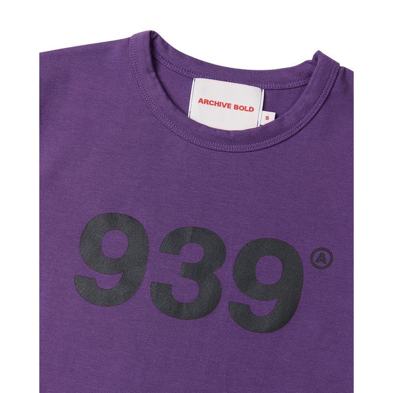 939 LOGO CROP TOP (PURPLE)