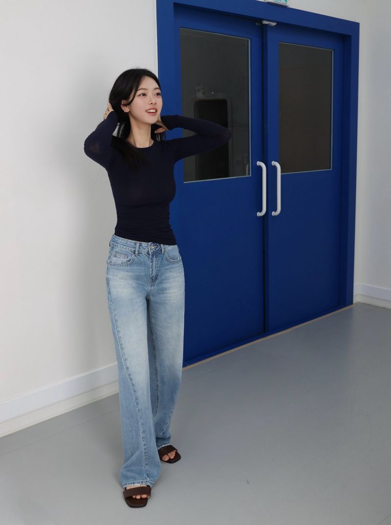 SOFT BLUE LINE WIDE DENIM code 26212