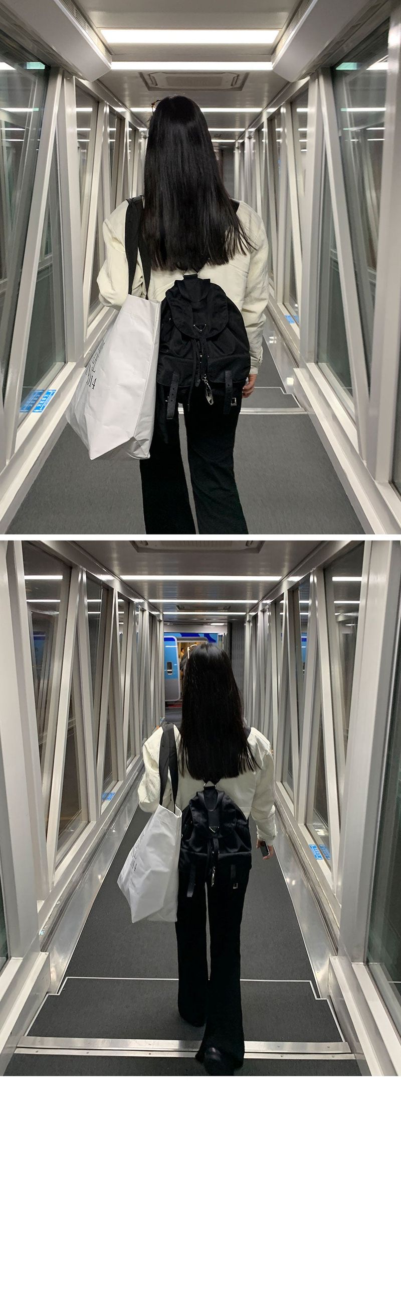 [MADE] Airport long bootcut banding pants -Basic