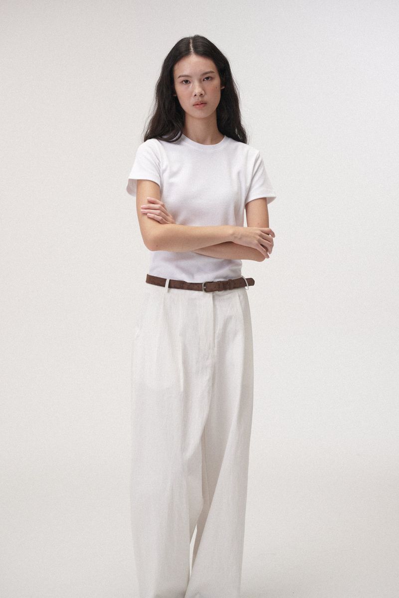 Round half T (Ivory)