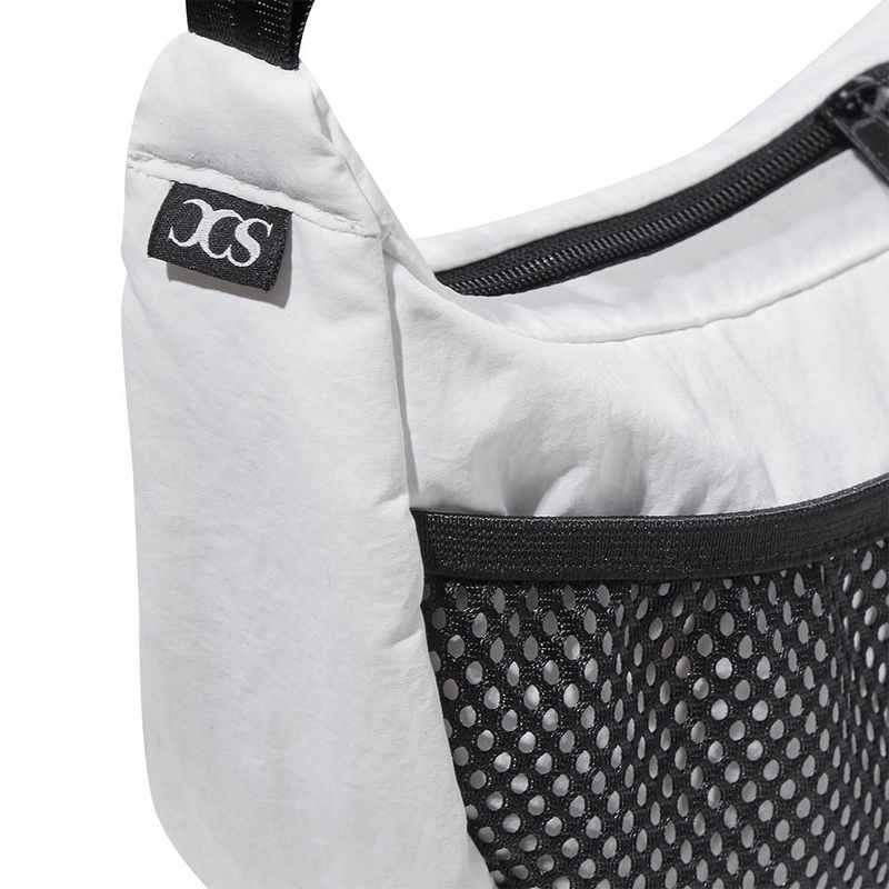 Metal Hobo Bag_White