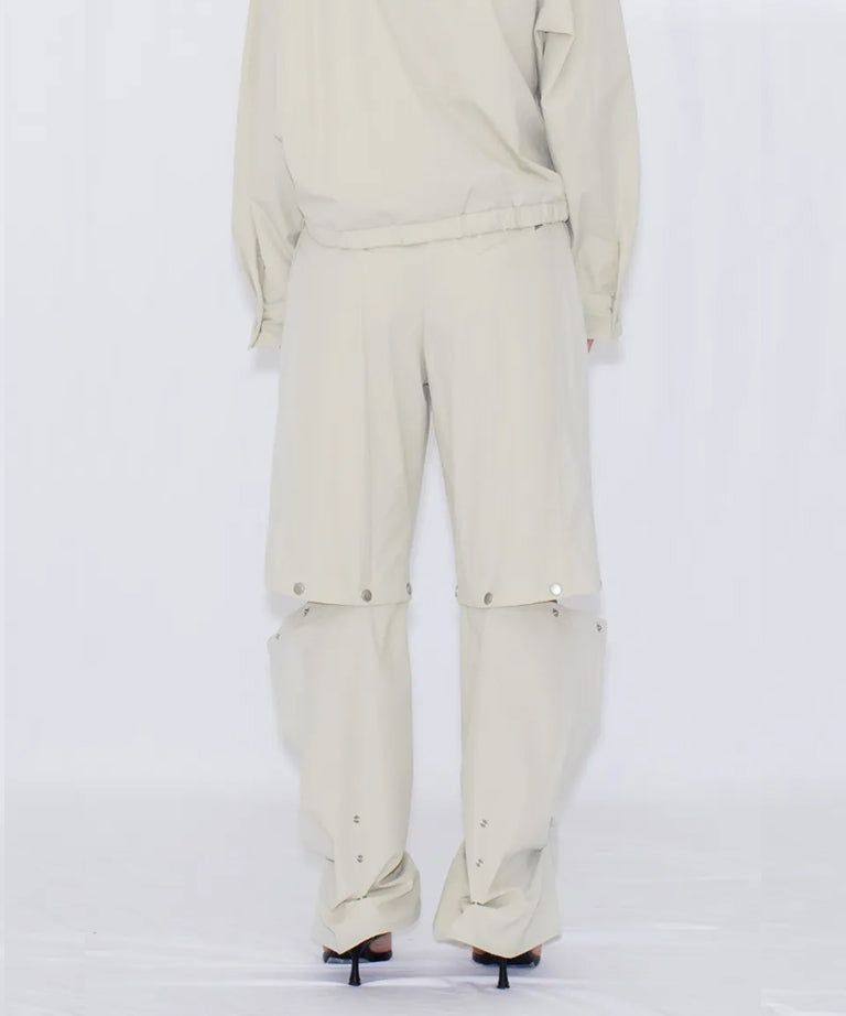 2WAY DEFORMED TRACK PANTS