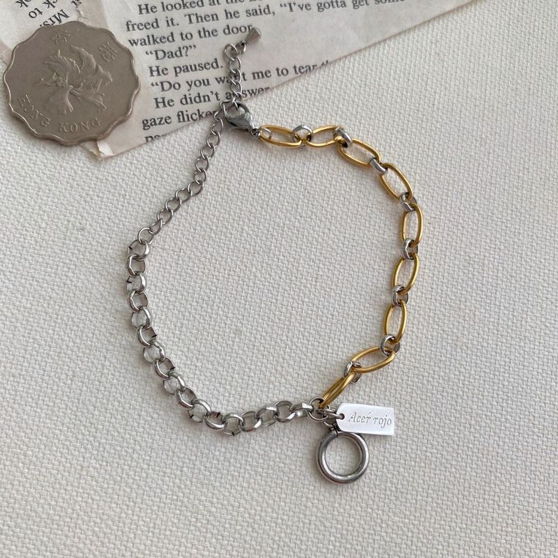 gs Unique Vertical Vintage Charm Chain Bracelet