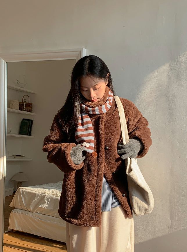 BAON（バオン）の「Vilkans High Neck Wool Half Coat Long（Jackets/Outerwear）」