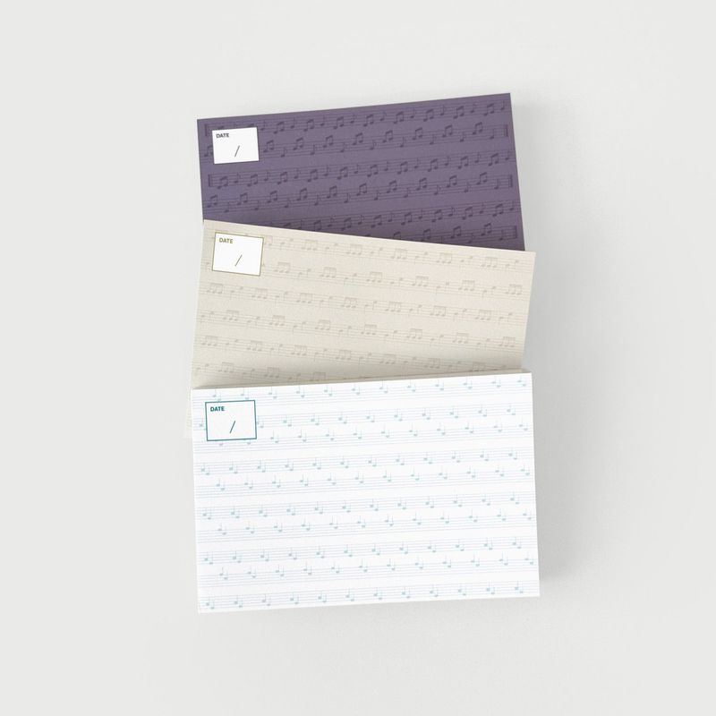 Organize a bit（オーガイナズ ア ビット）の「oab melody memo set / 3 pieces（Miscellaneous Goods/Stationery）」