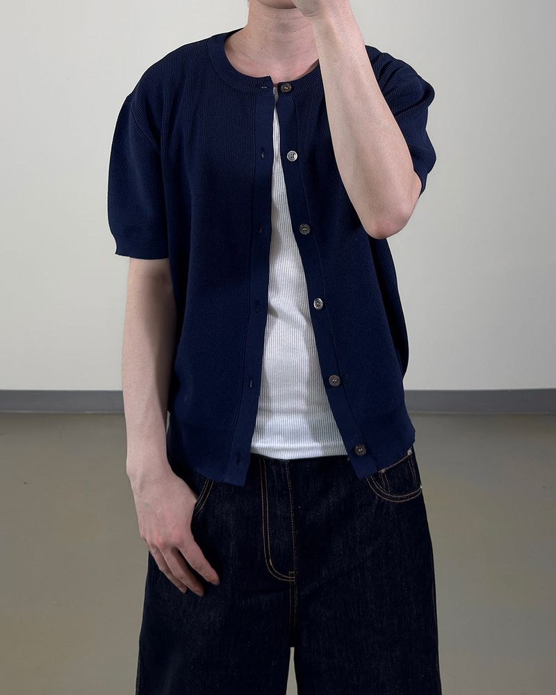 Nitel Half Sleeve Knit Cardigan