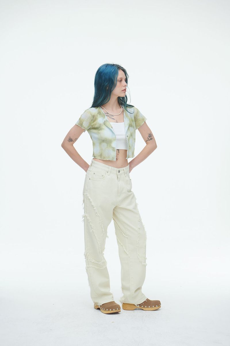 Comma Denim Pants Cream