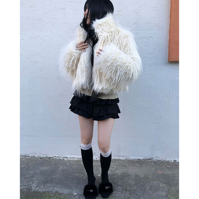 Max Long Fur Jacket