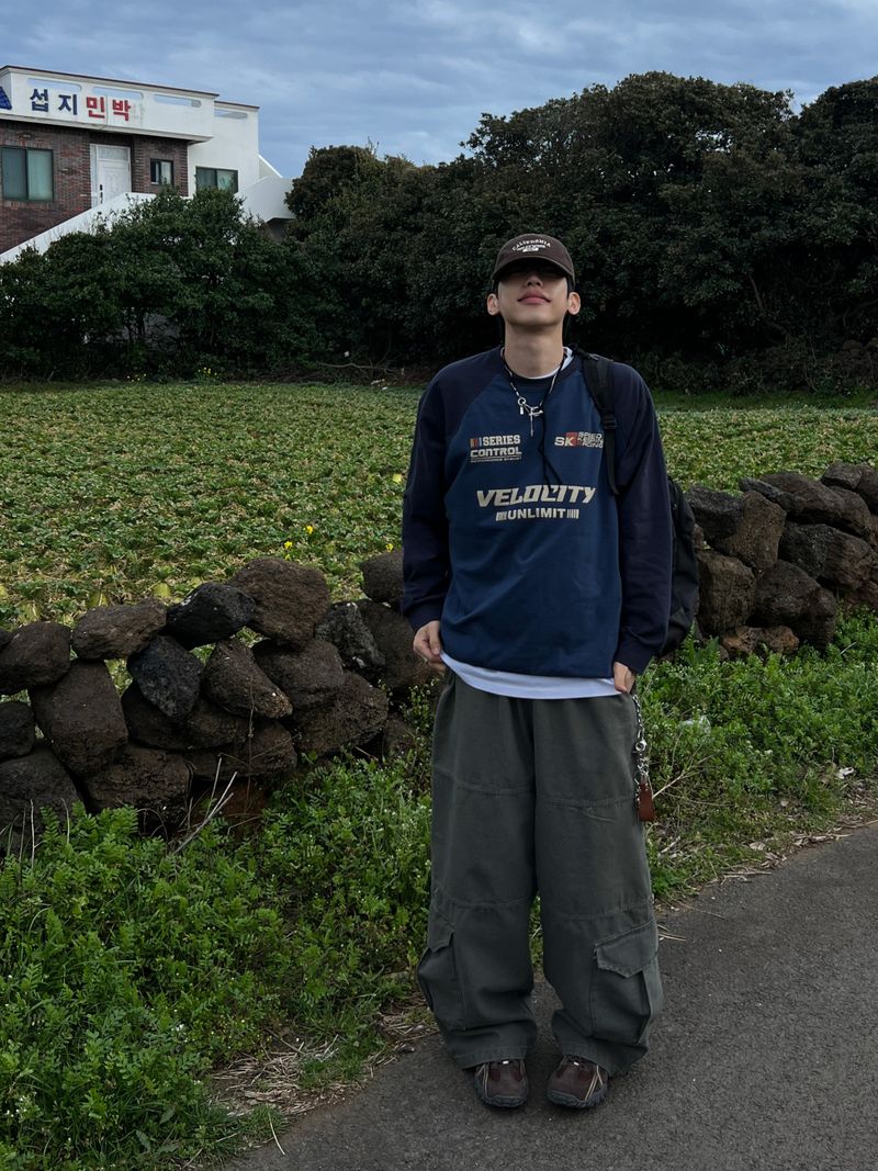 Segmented Panel Cargo Pants (4 Colors)