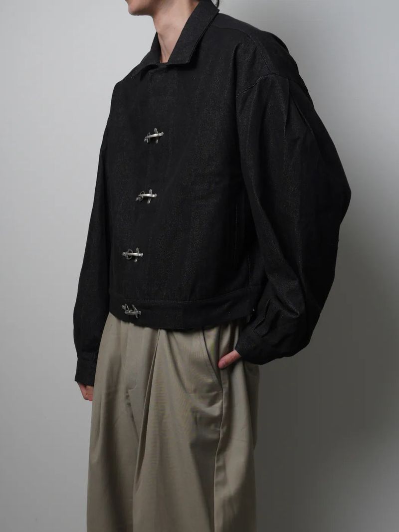 JT8 Denim Clasped Fireman Jacket