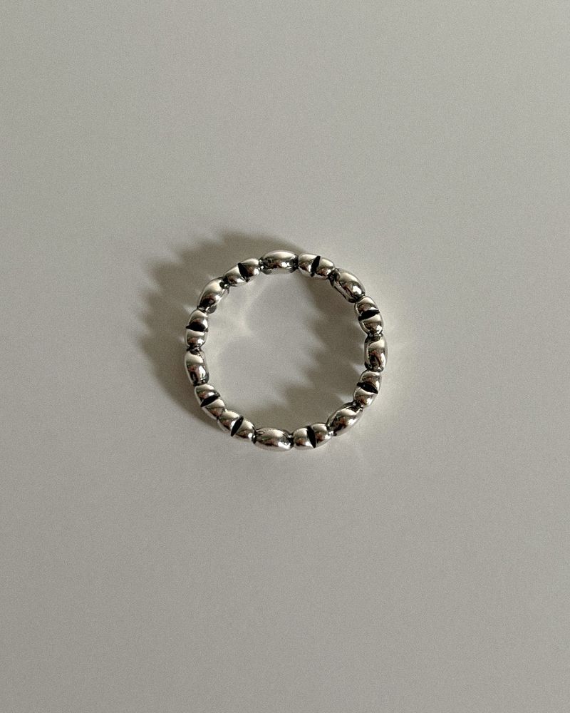 Derby heart ring (silver) *1PCS