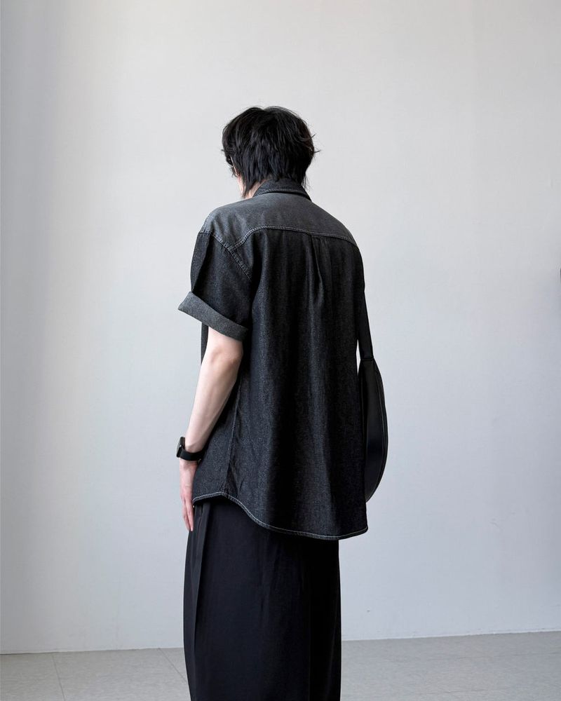 Podia Denim Half Shirt