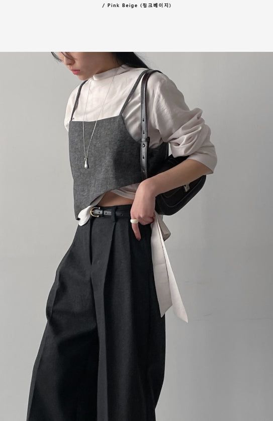 Janna Wrap Mock Neck Blouse