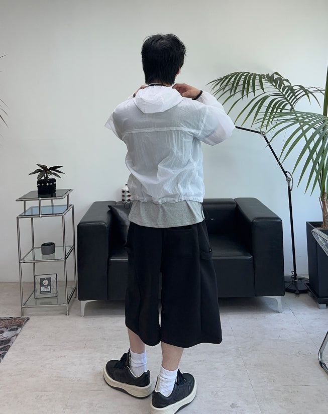 Karoon Button Bermuda Pants