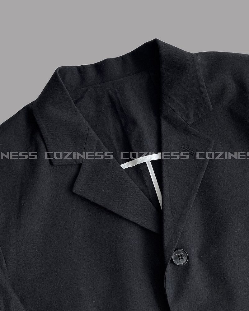 ECT Linen Short-Sleeved Short Jacket (2 colors)